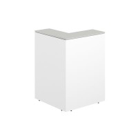 Квадро QR.110.WH.WH (Белый) Модуль угловой переходный