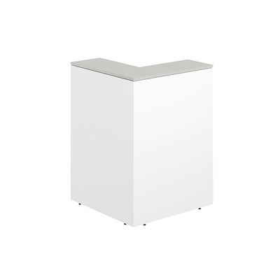 Квадро QR.110.WH.WH (Белый) Модуль угловой переходный